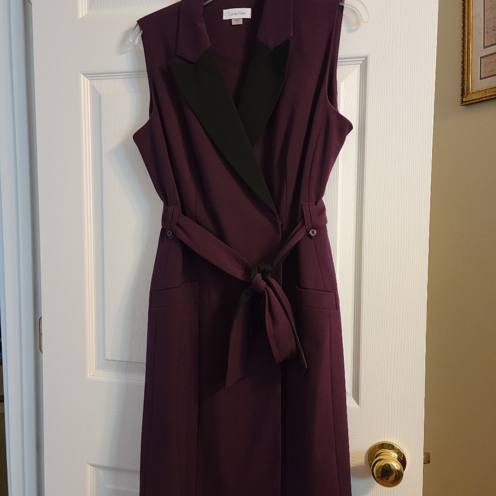 Calvin Klein wrap dress - size 12